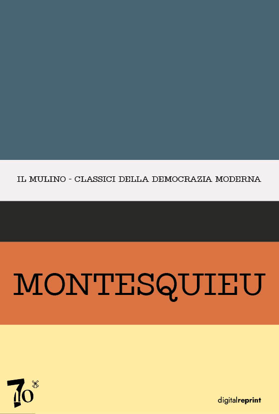 Copertina ebook classici della democrazia: Montesquieu