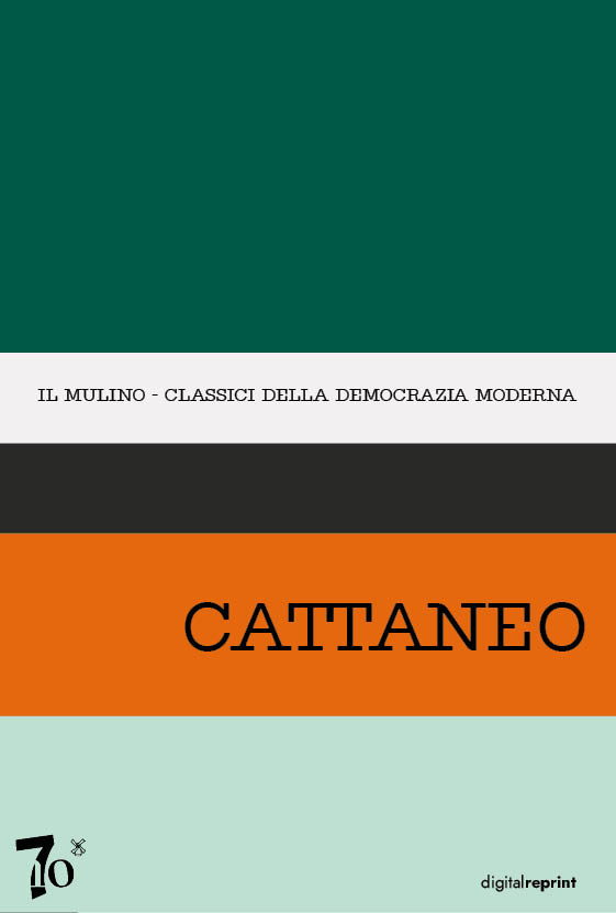 Copertina ebook classici della democrazia: Cattaneo