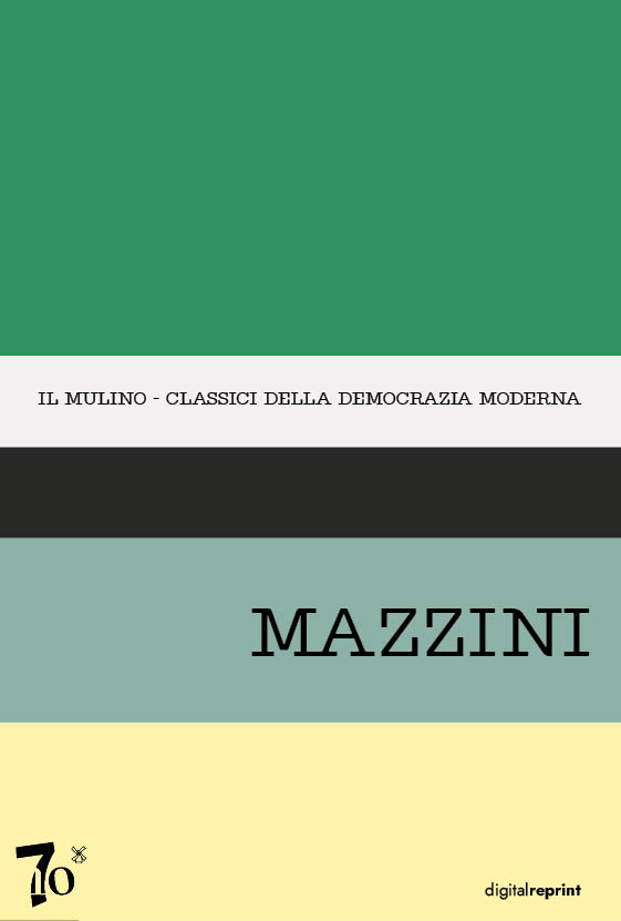 Copertina ebook classici della democrazia: Mazzini