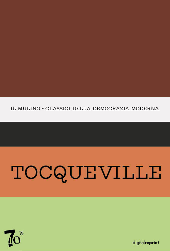 Copertina ebook classici della democrazia: Tocqueville