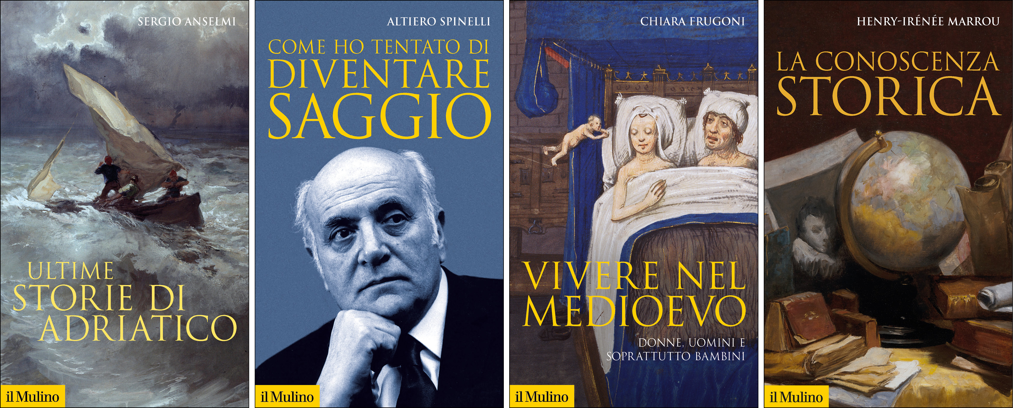 Copertine di 4 paperbacks, primo set